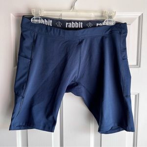 Men’s rabbit Men's Core Speedsters Half Tight - Navy - Large